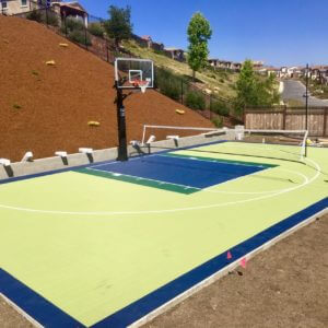 Backyard Basketball Court Sport Court Residential