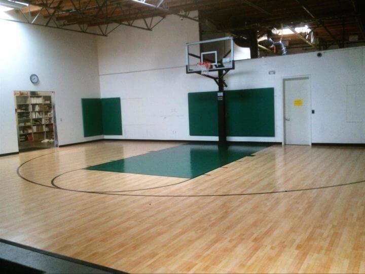 Home Gym Sport Court Indoor Basketball Court Performance Athletic Surfacing