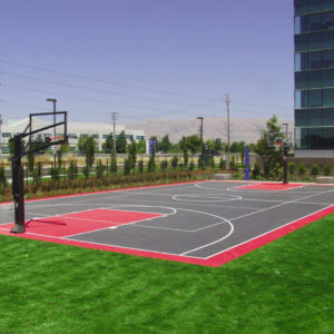 Outdoor Commercial Sport Court Game Court Brocade Systems, San Jose, CA