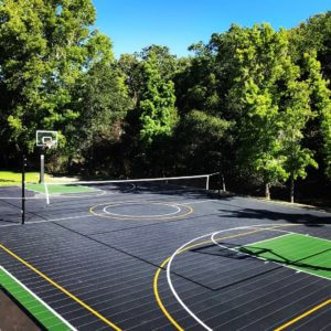 Outdoor Commercial Multi Purpose Sport Court Game Court | Basketball, Volleyball, and Futsal | AllSport America