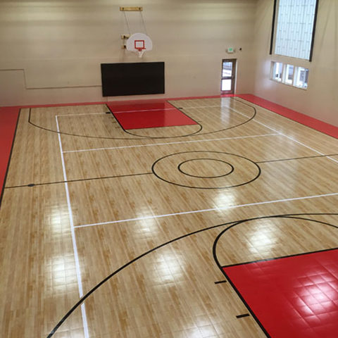 Indoor Gymnasium Athletic Maple Flooring Sport Court