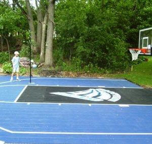 Backyard Basketball Court Sport Court
