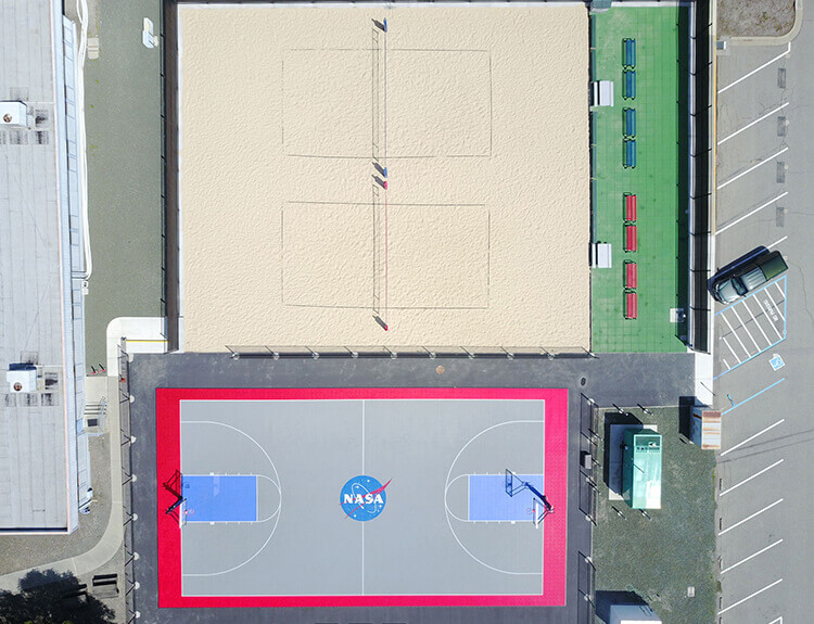 NASA Basketball Court